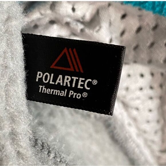 Patagonia Re-tool Snap T Pullover Fleece Gray Turquoise Small - Picture 3 of 11